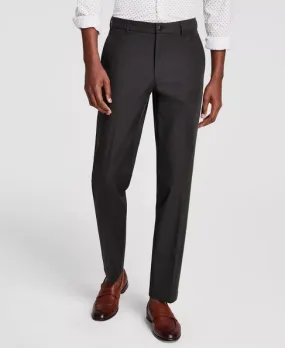Michael Kors Men's Classic Fit Flat Front Cotton Dress Pants Dark Olive 40 x 30
