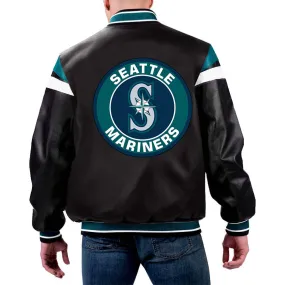 MLB Seattle Mariners Leather Jacket