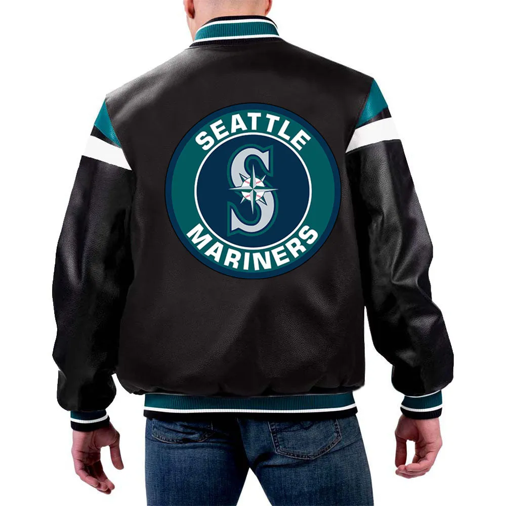 MLB Seattle Mariners Leather Jacket