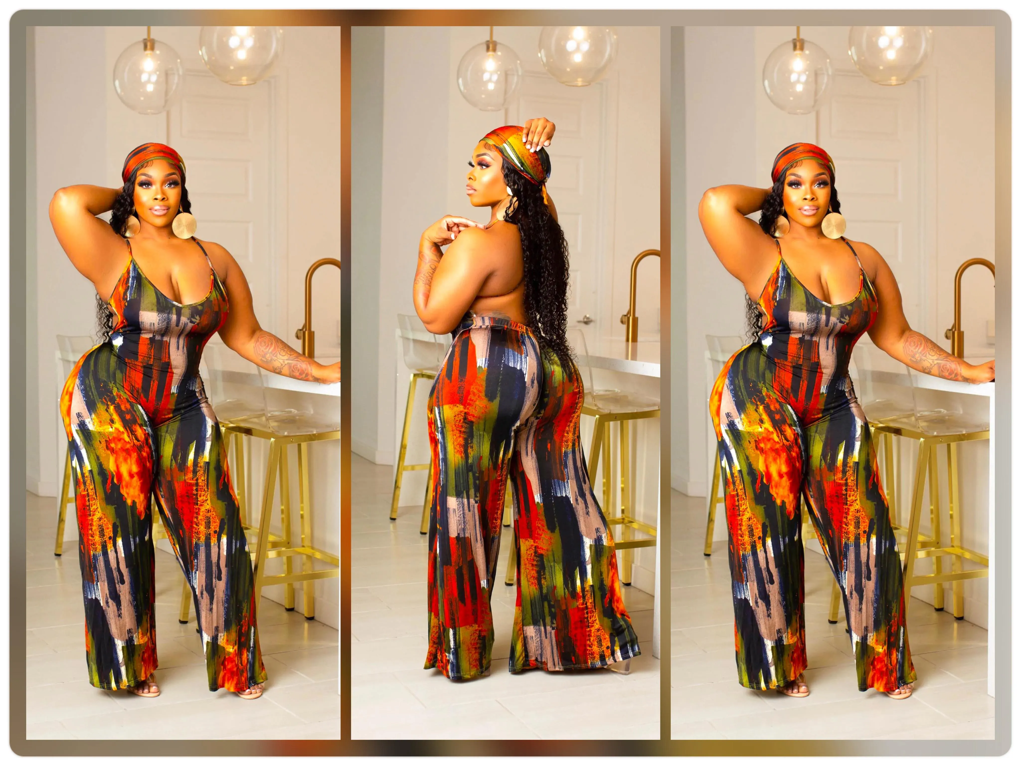 Painted On Jumpsuit