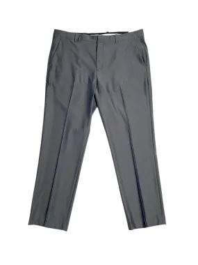 Perry Ellis Portfolio Mens Modern Fit Check Suit Dress Pants Med Grey 36 x 29
