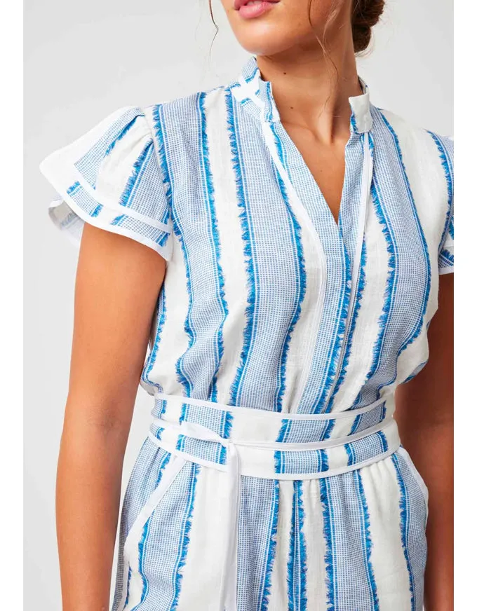 Positano Viscose Flutter Sleeve Jumpsuit