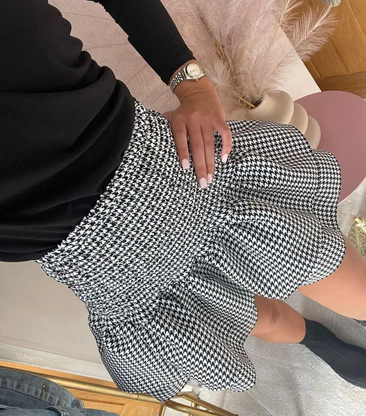 Rara Mini Tulle Short Tutu Skirt Bule Red Balck Tartan Pleated Skirts for Women