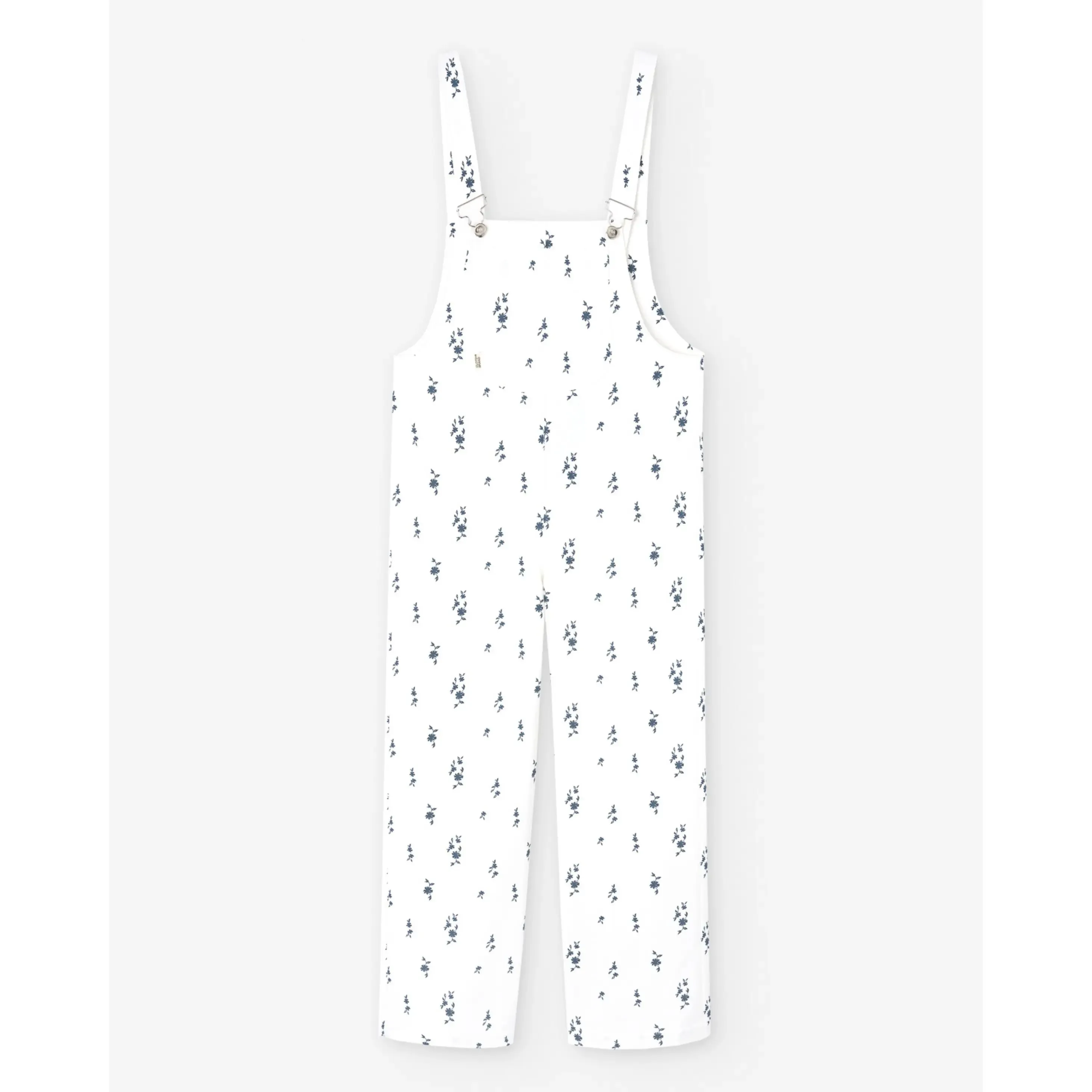 Salines Jumpsuit Flowers White