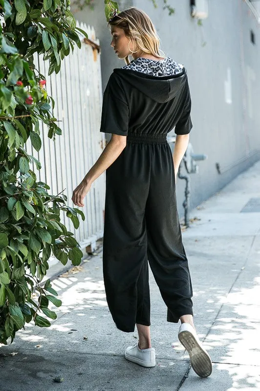 Savanna French Terry Jumpsuit w Pockets