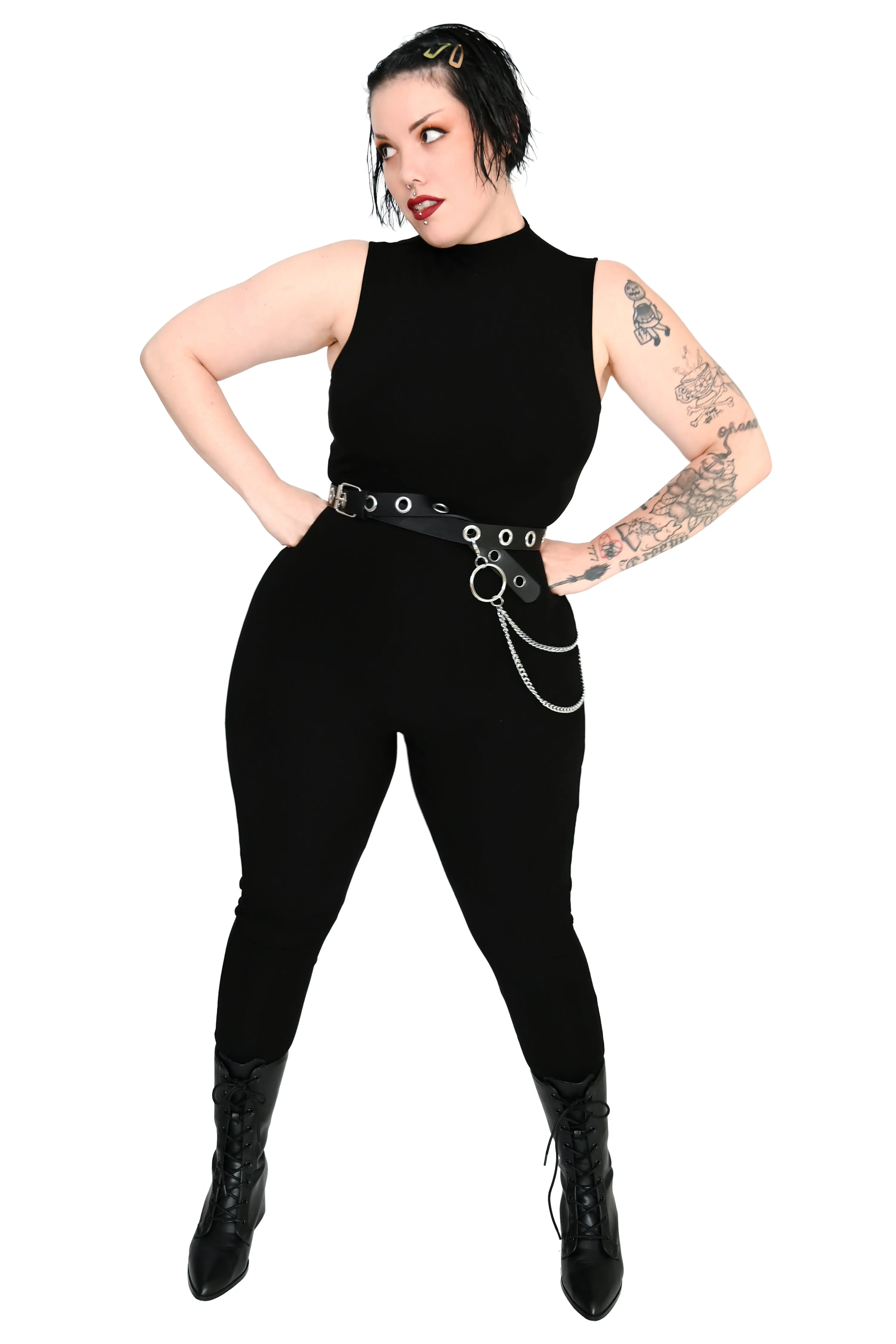 Signature High Neck Catsuit