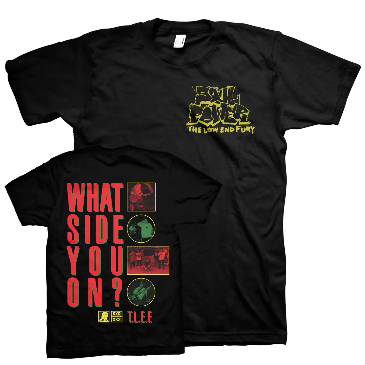 Soul Power "What Side You On?" Black T-Shirt