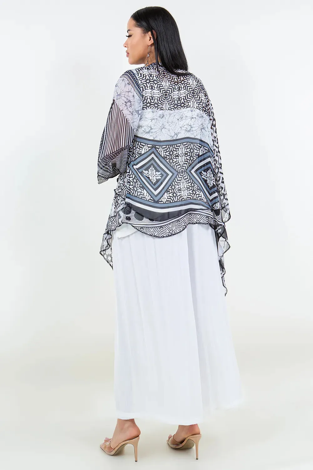 Sterling Style Short Butterfly Jacket - 5974SBJ BLACK/WHITE