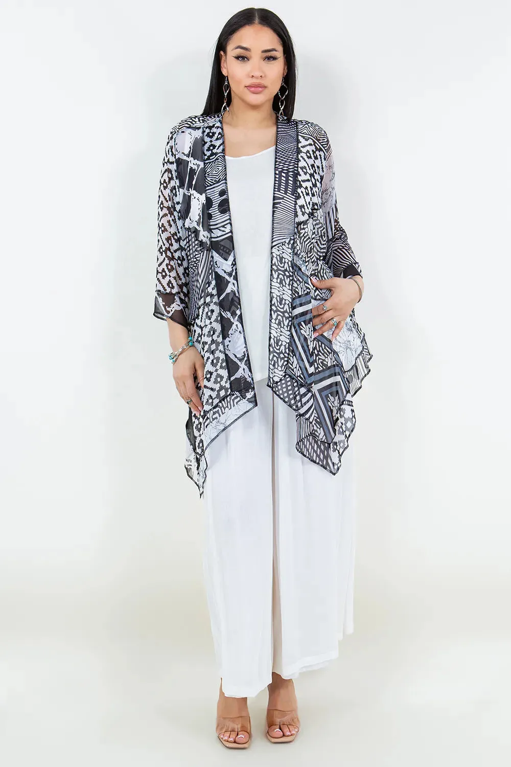 Sterling Style Short Butterfly Jacket - 5974SBJ BLACK/WHITE