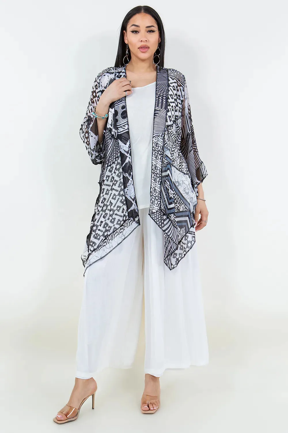 Sterling Style Short Butterfly Jacket - 5974SBJ BLACK/WHITE