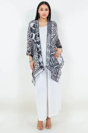 Sterling Style Short Butterfly Jacket - 5974SBJ BLACK/WHITE