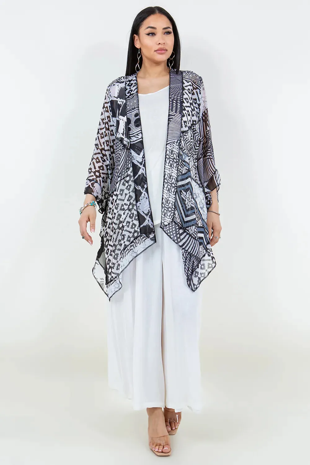 Sterling Style Short Butterfly Jacket - 5974SBJ BLACK/WHITE