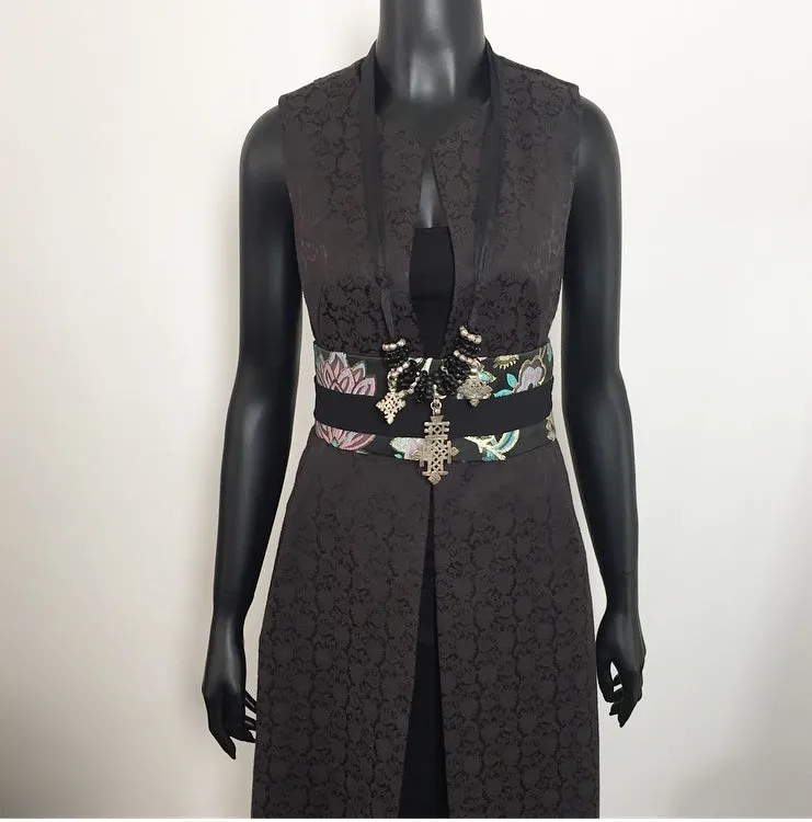 Stolen Moment Longline Vest - Jacquard