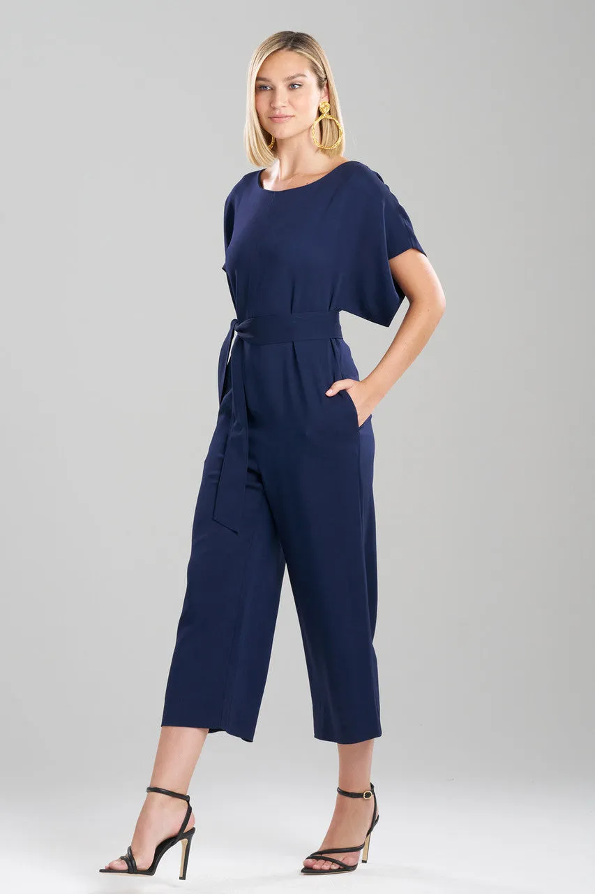 Stretch Crepe Jumpsuit