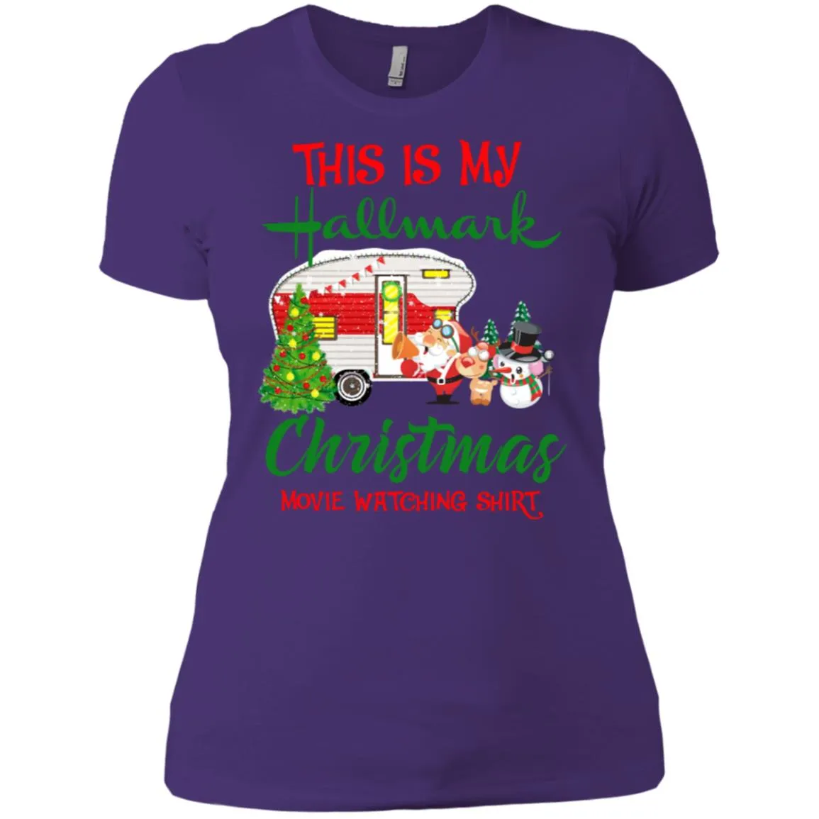This Is My Hallmark Christmas Movie Watching Women T-Shirt
