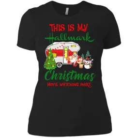This Is My Hallmark Christmas Movie Watching Women T-Shirt