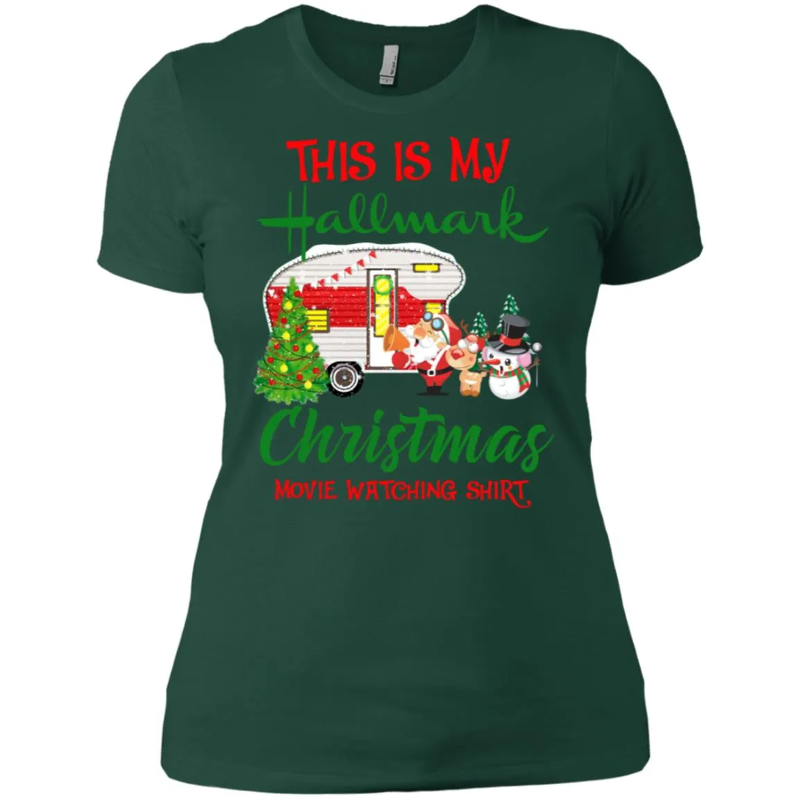 This Is My Hallmark Christmas Movie Watching Women T-Shirt