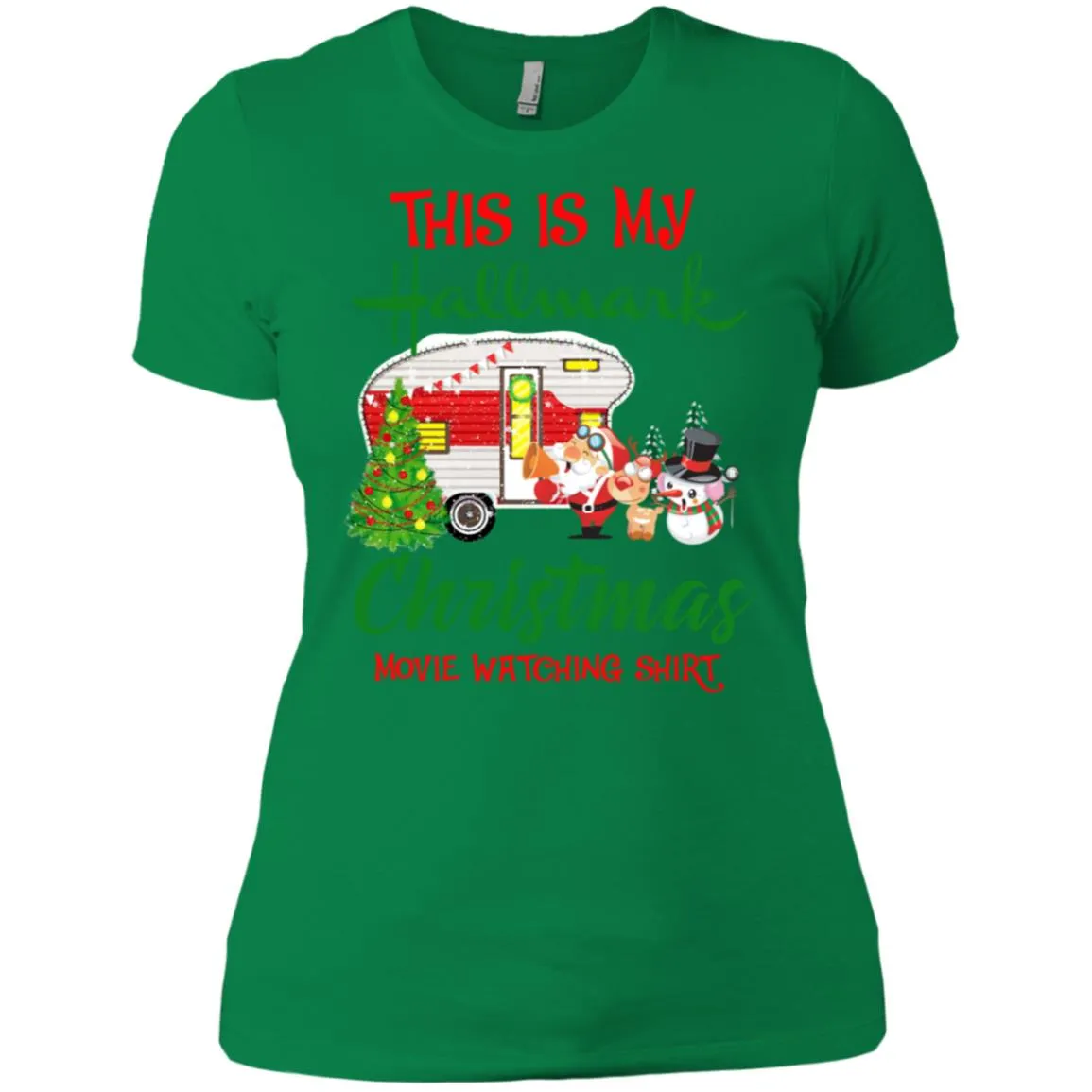 This Is My Hallmark Christmas Movie Watching Women T-Shirt