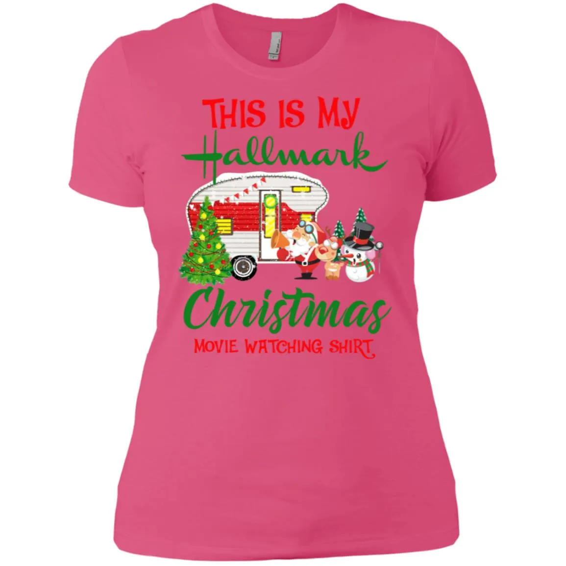 This Is My Hallmark Christmas Movie Watching Women T-Shirt