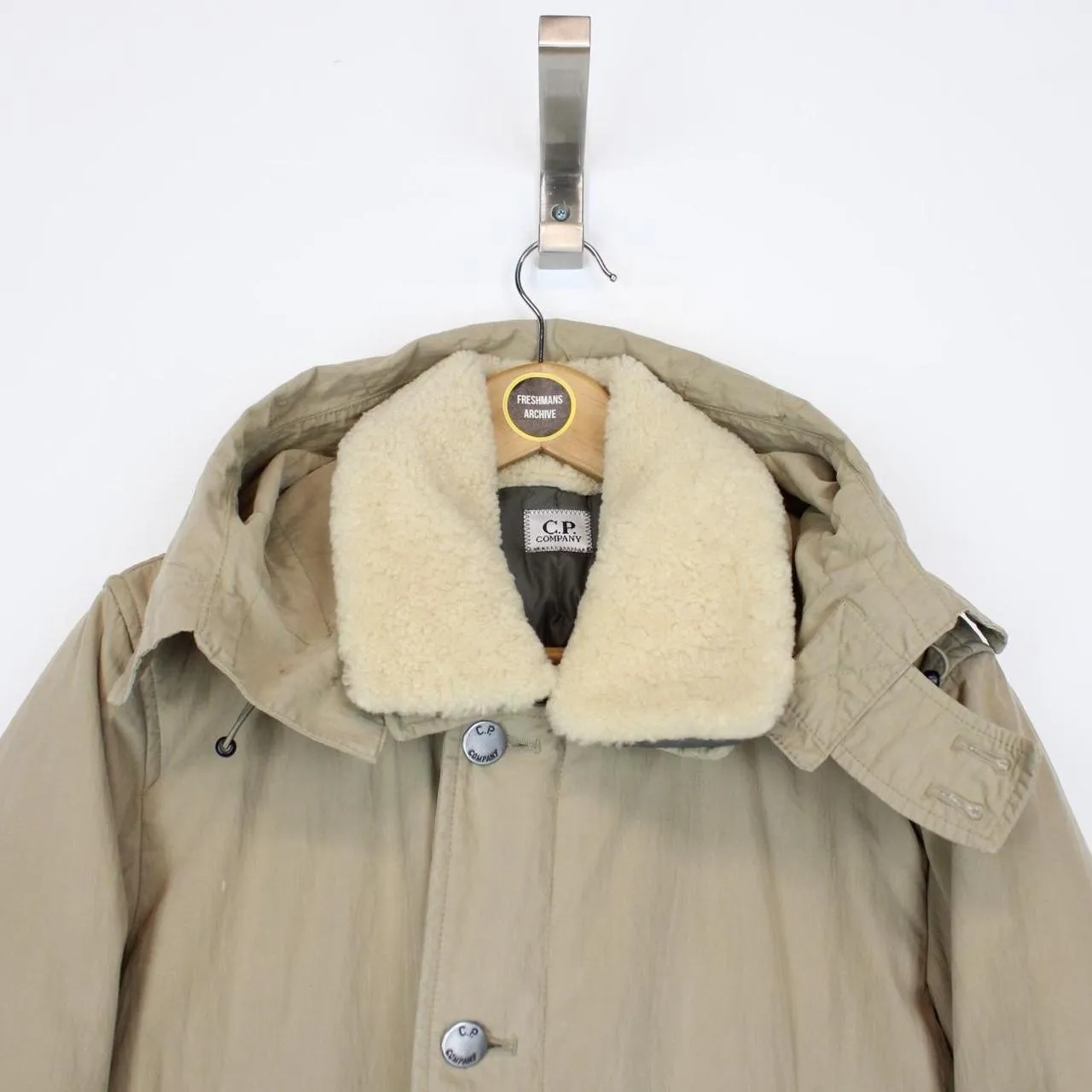 Vintage CP Company AW 2006 Piuma D’oca Shearling Down Lined Jacket Medium