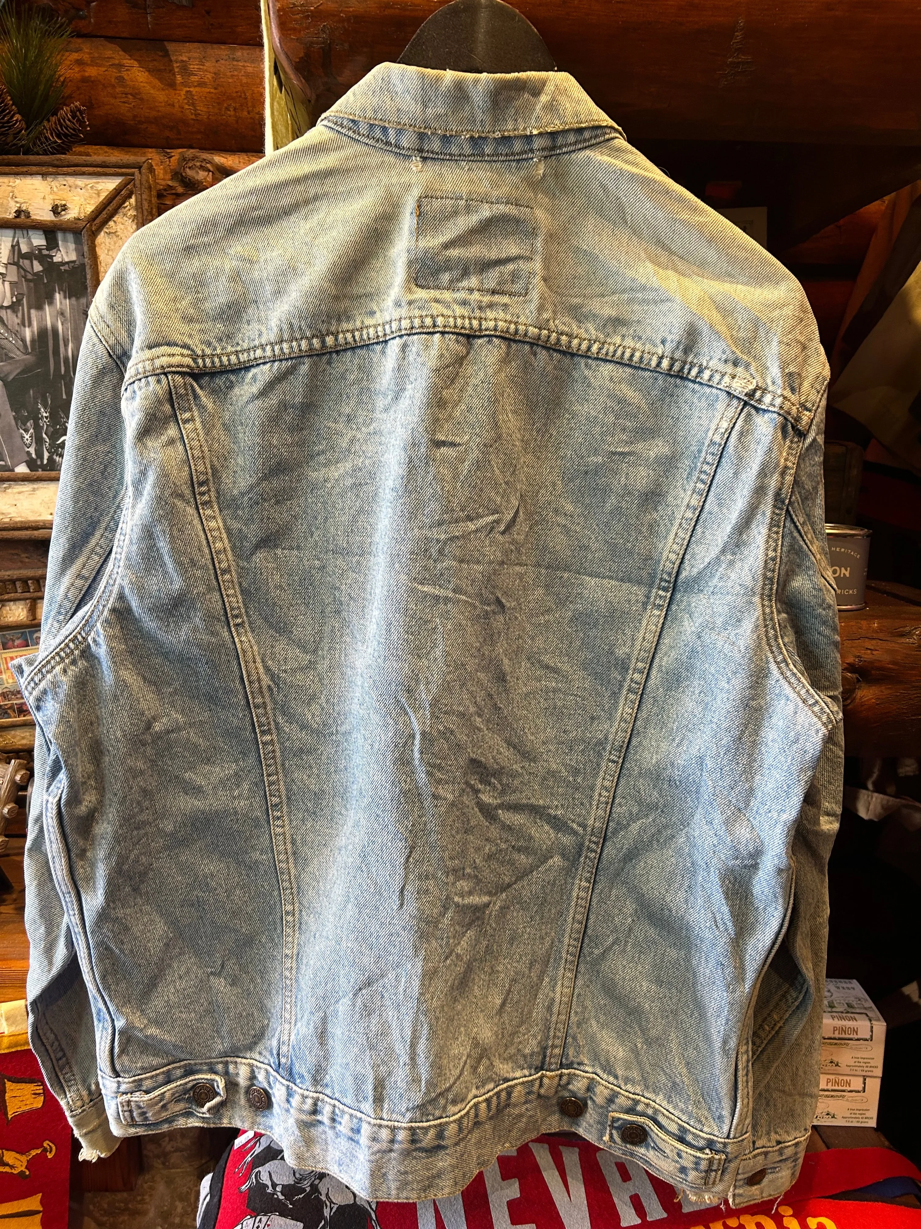 Vintage Levis Truck Jacket Faded, Large