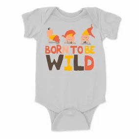 Wild Boys  Short Sleeve Body Suit - Grey