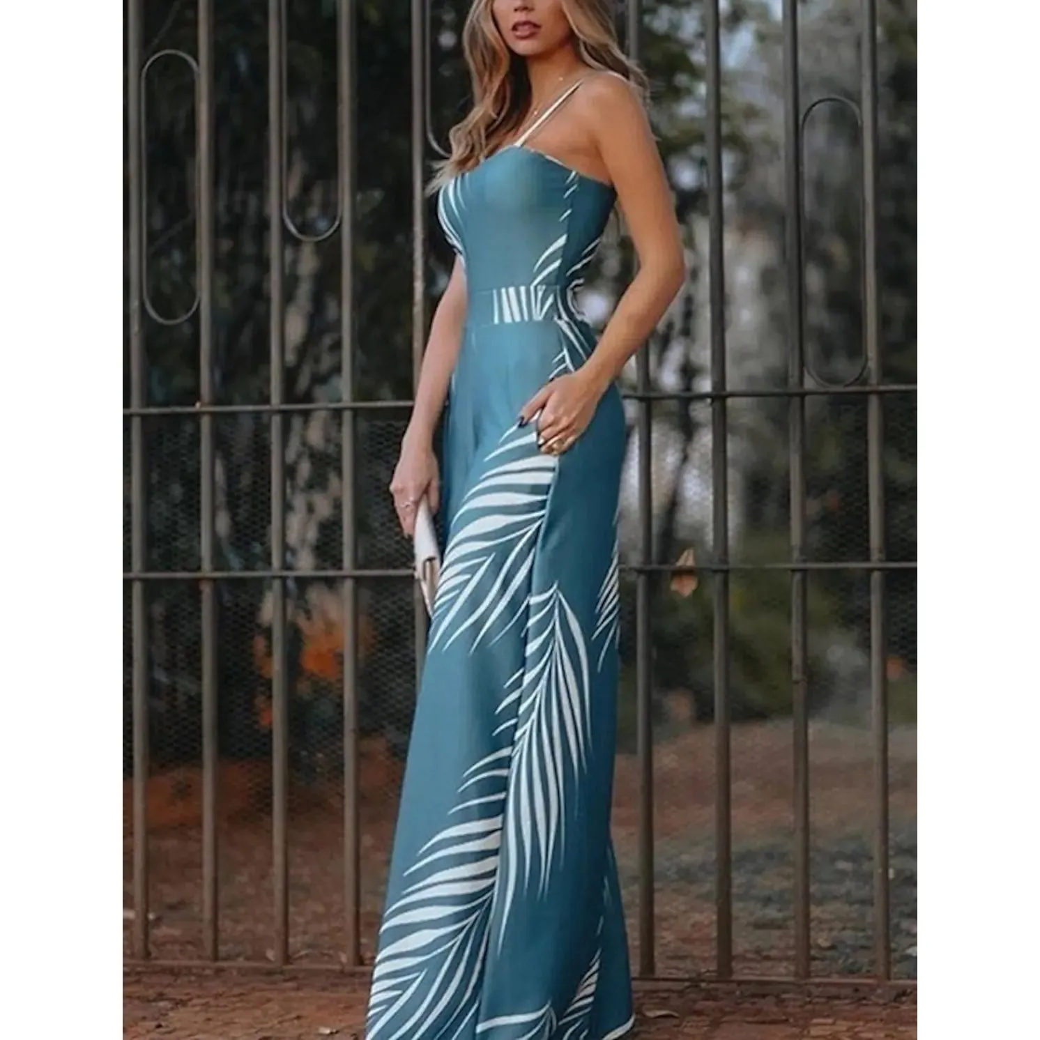 Women's Geometric Jumpsuit