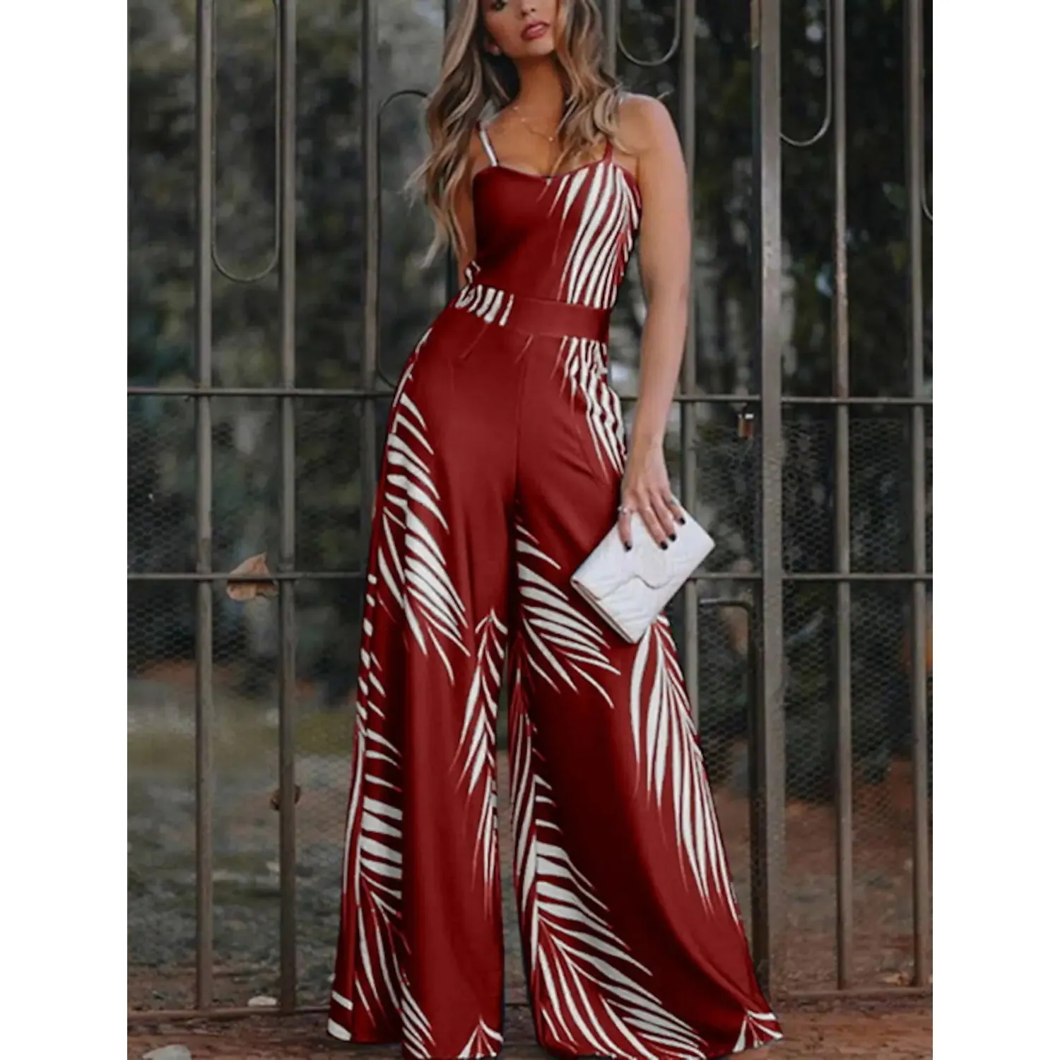 Women's Geometric Jumpsuit