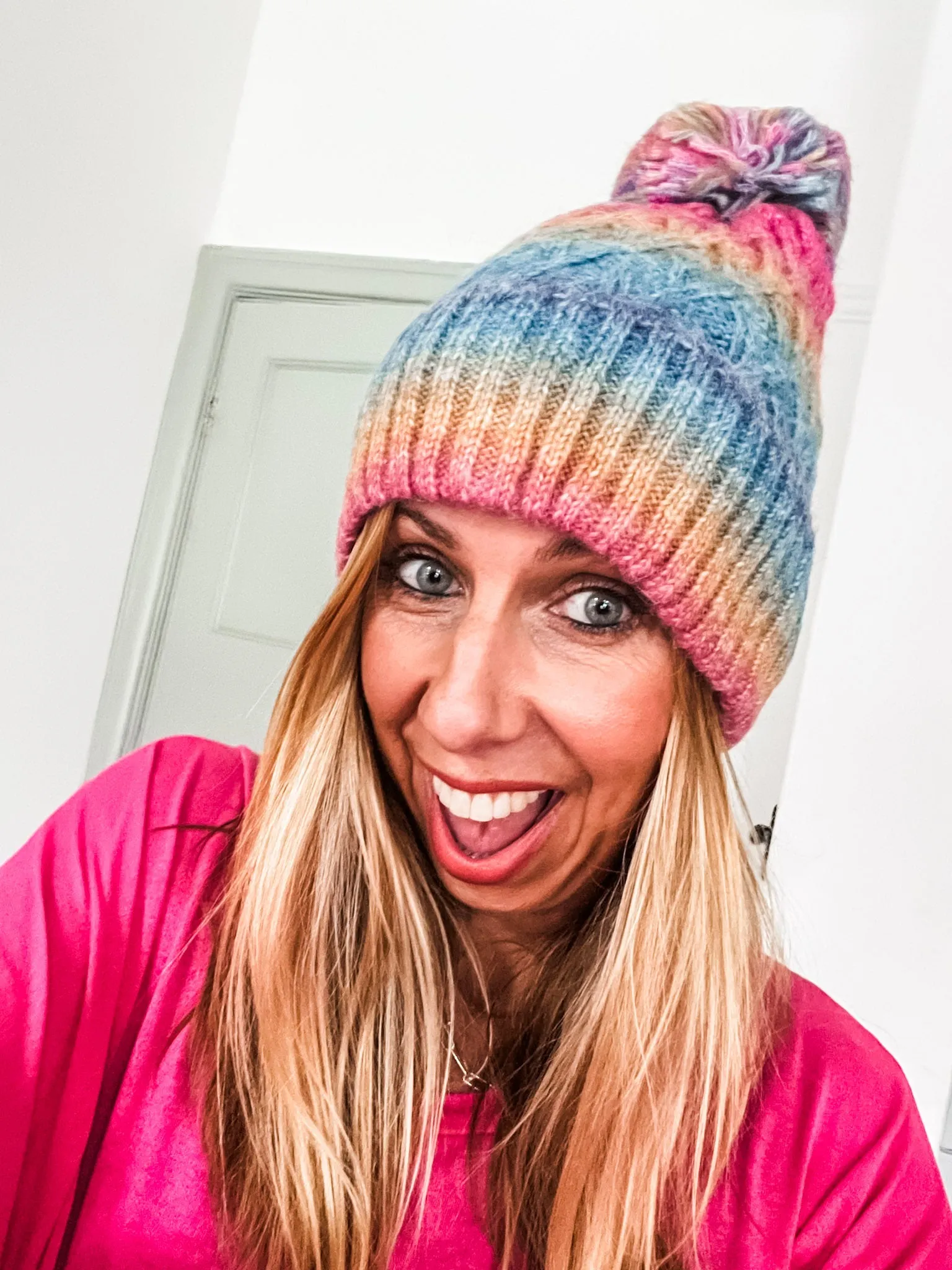 Wool Bobble Hat & Scarf Set