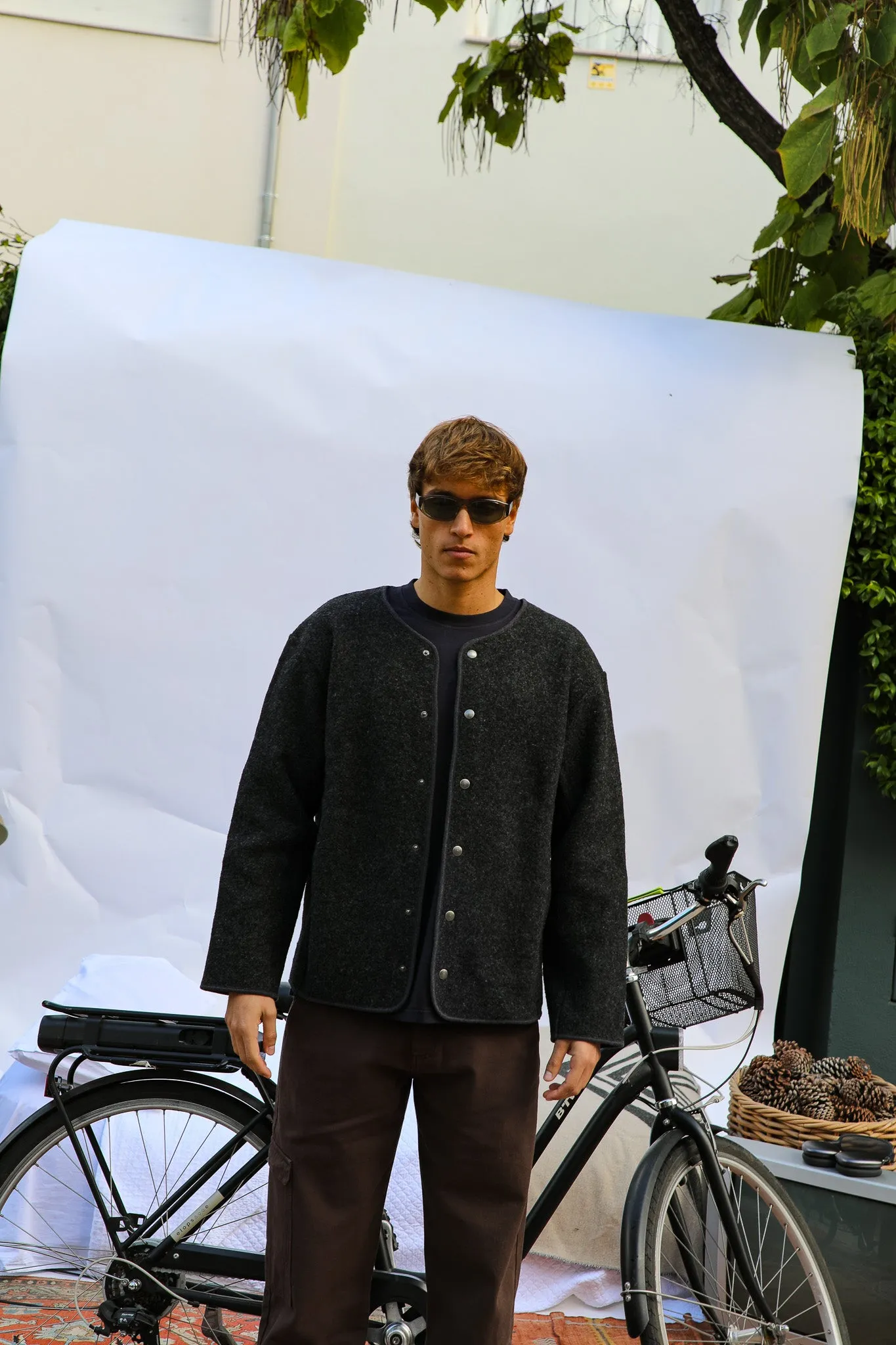 Wool Coat Dark Grey