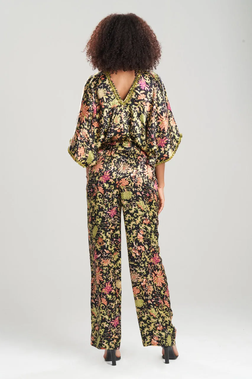 Yasugi Charmeuse Silk Embellished Jumpsuit