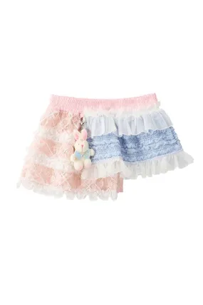 [YOUTHBATH] SS 25 YBX SOUP Bunny doll layered skirt